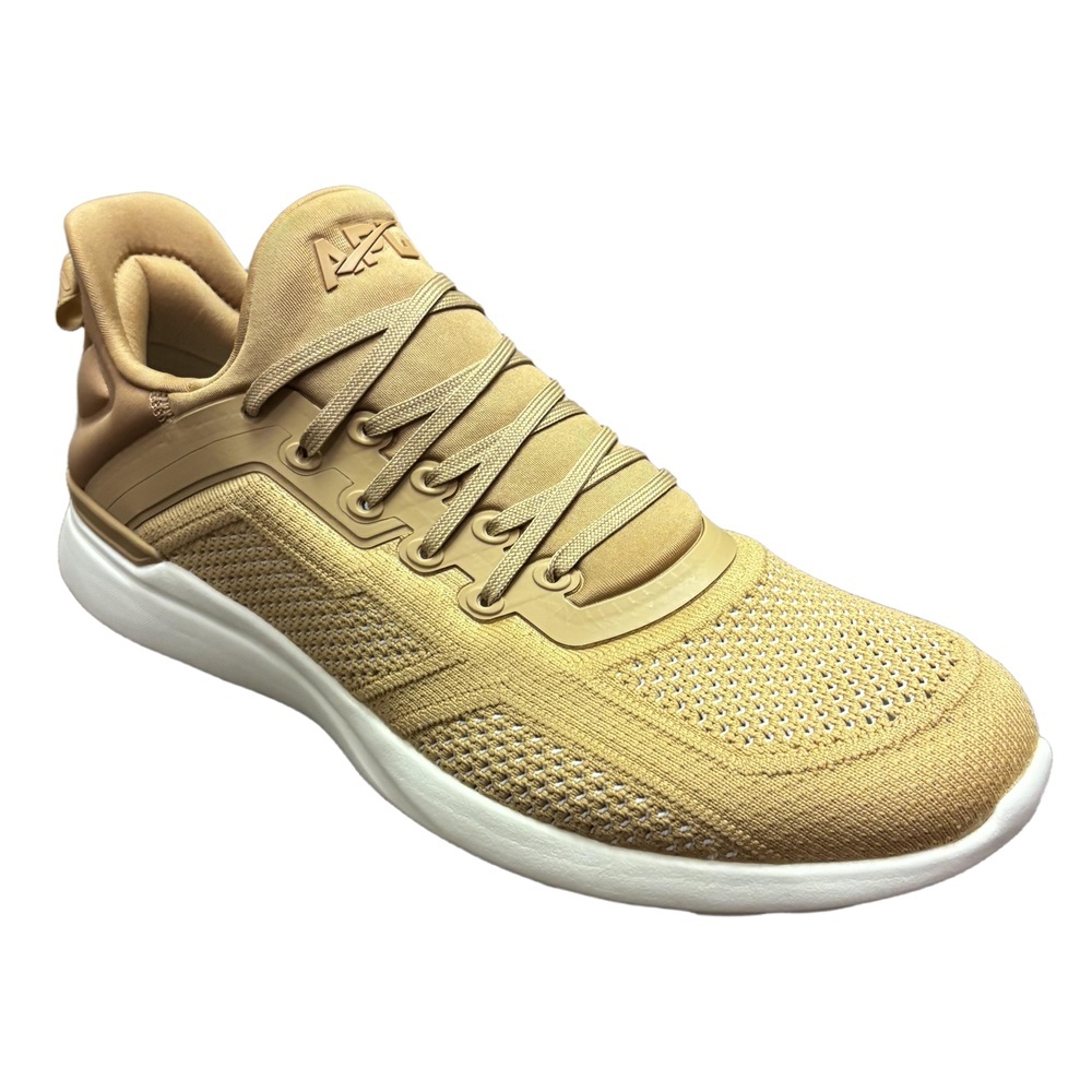 NWT APL TechLoom Tracer Tan Ivory Knit Athletic Running Training Sneakers Men 13